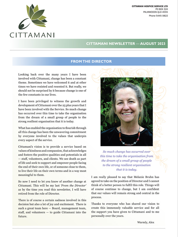 August 2023 Cittamani Newsletter